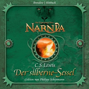 Das Hörbuchcover von "Der silberne Sessel" Band 6 der Chroniken von Narnia.