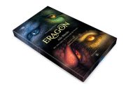 Das Cover der Eragon Fanbox mit allen vier Bänden als Hörbuch.