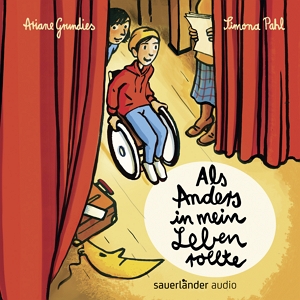 Das Hörbuchcover von "Als Anders in mein Leben rollte" 